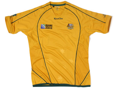 Australia's Rugby World Cup shirt